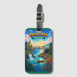 Duluth North Shore Minnesota Souvenir Bagage Tag Bagagebricka