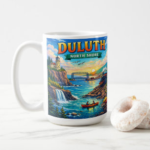 Duluth North Shore Minnesota Souvenir Kaffe Mugg