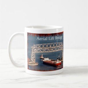 Duluth överbryggar Roger flyg- hiss & Blough Kaffemugg