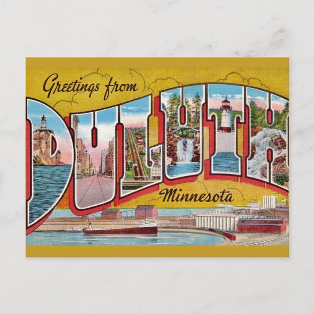 Duluth Välkomst vykort  (Framsida)