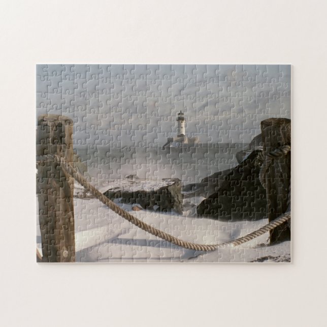 Duluth Waterfront Jigszons Puzzes Pussel (Horisontell)