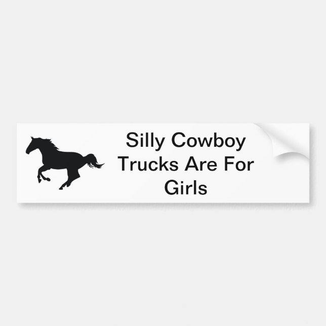 Dum Cowboy Bildekal (Framsidan)