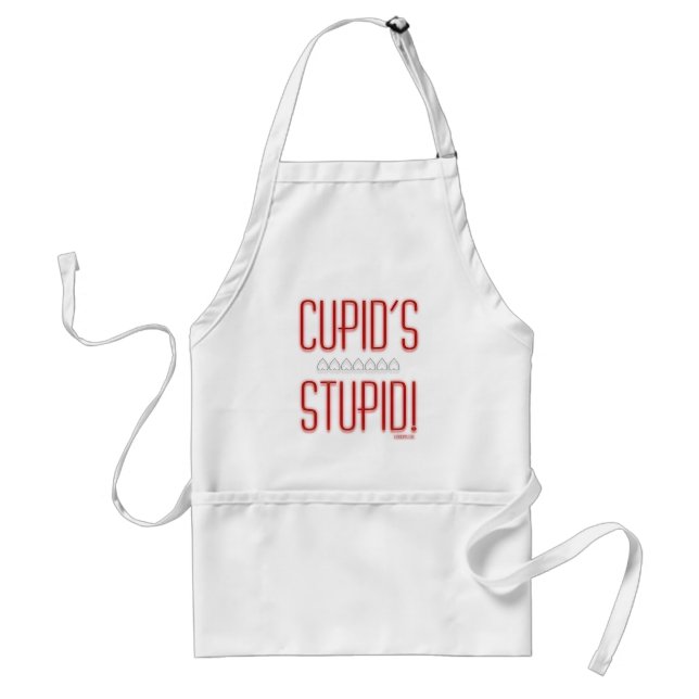 Dum cupids! förkläde (Framsidan)