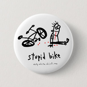 Dum cykel knapp
