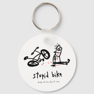 Dum cykel nyckelring