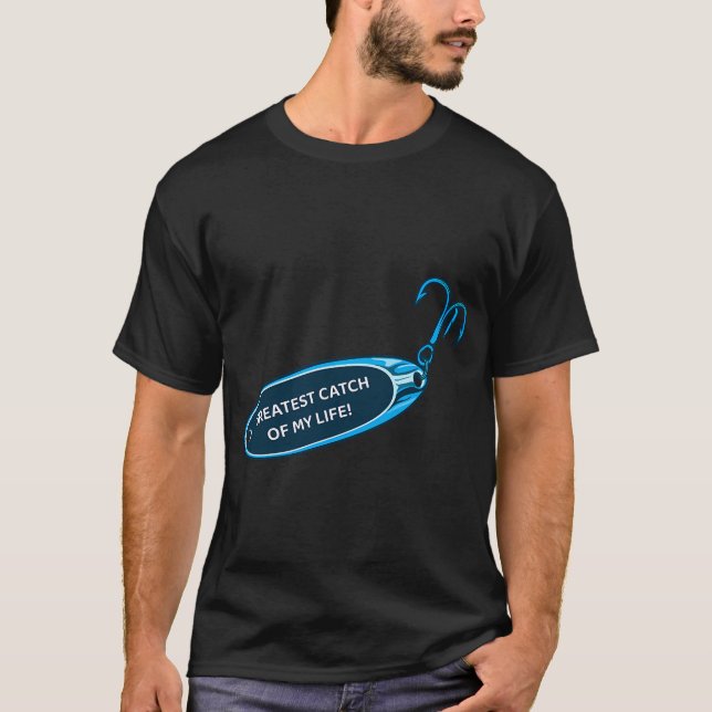 Dum dum fiskete T-shirt  (Framsida)