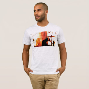 Dum flicka för sopor tee