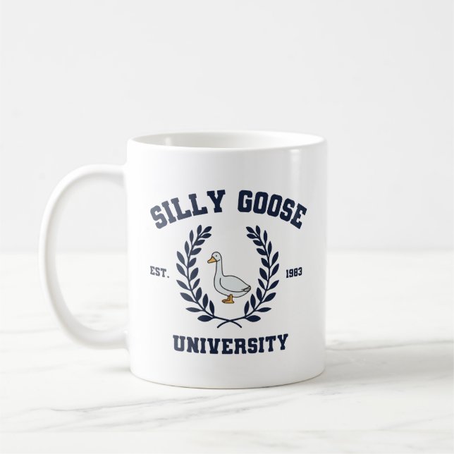 Dum gås universitet kaffemugg (Vänster)