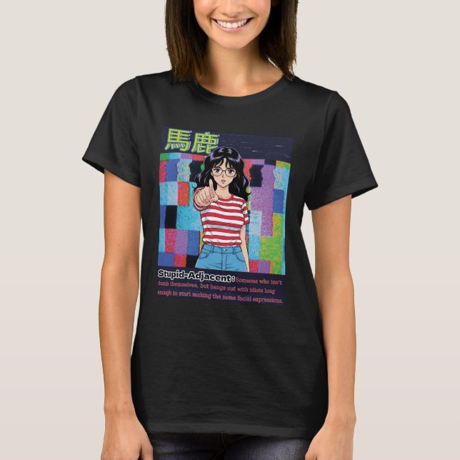 Dum intilliggande t shirt (Framsida)