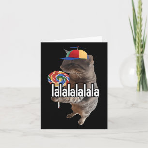 Dum Katt Med Lollipop Meme  Kort