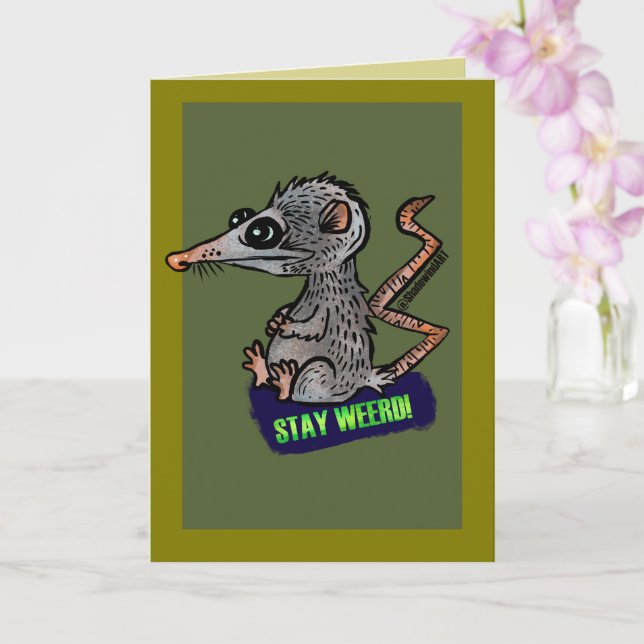 dum opossum kort (Orkide)