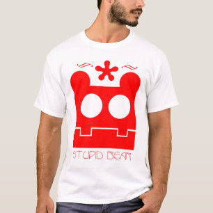 dum röd björnbära tröja