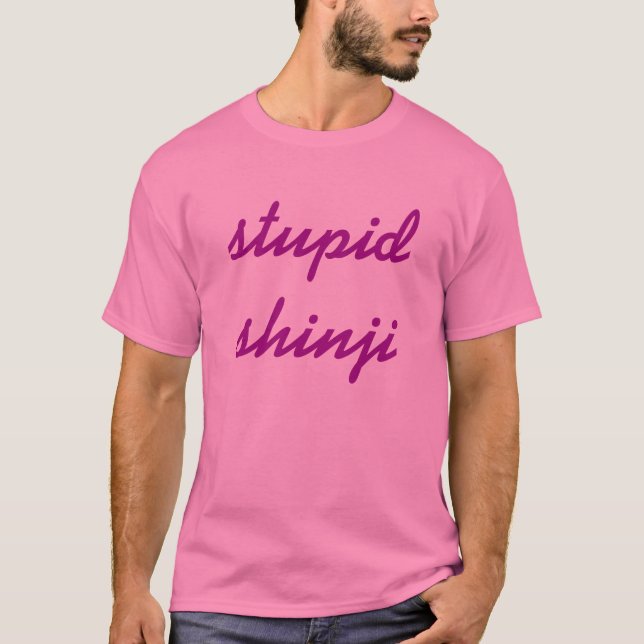 "dum shinji tee shirt (Framsida)