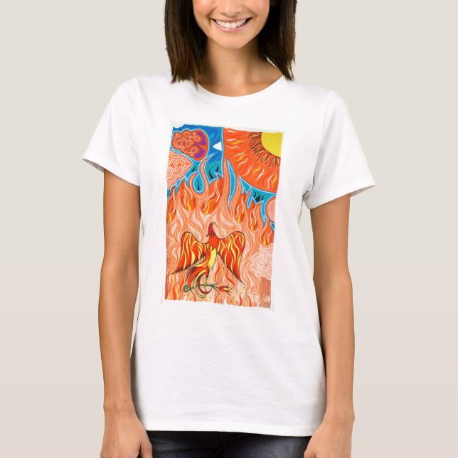 Dum Spiro Sparo (Pheonix) T-shirt (Framsida)