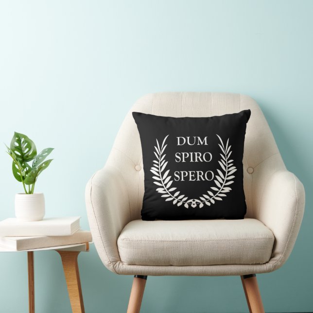 Dum spiro spero kudde (Stol)