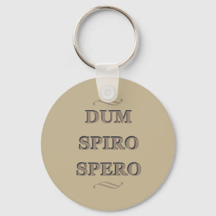 dum spiro spero, latinfras nyckelring