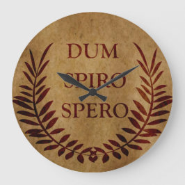 Dum spiro spero stor klocka