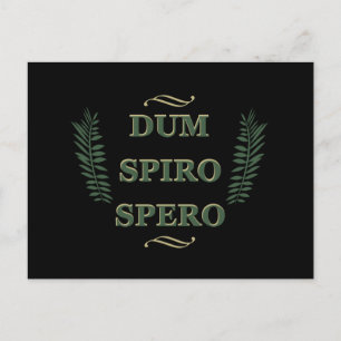 Dum spiro spero vykort