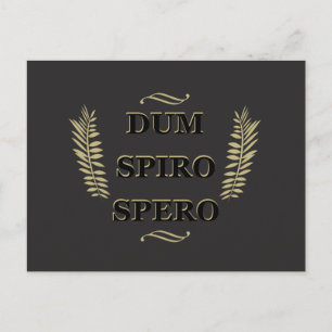 Dum spiro spero vykort