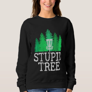 Dum Träd Disc Golf Disc Golf Spelare Grafisk T Shirt