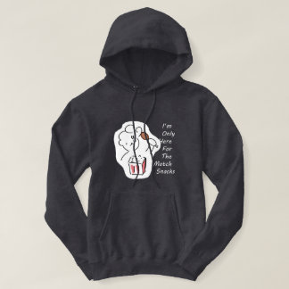 Dum tröjtröja för fotbollsentusiast - Jag är bara  Hoodie