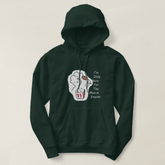 Dum tröjtröja för fotbollsentusiast - Jag är bara  Hoodie