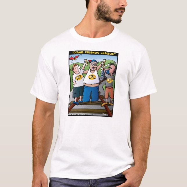 "Dum vänliga ", Tee Shirt (Framsida)