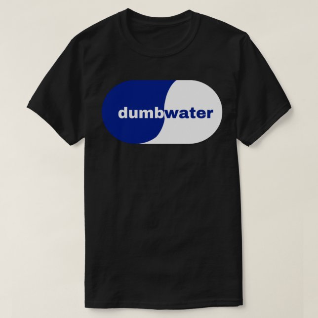 dum vatten smart vatten logotyp Sticker T Shirt (Design framsida)