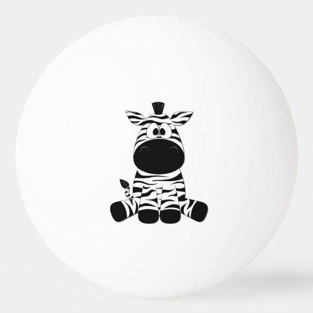 Dum zebra pingisboll (Framsidan)