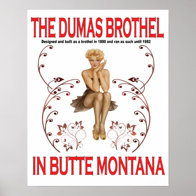 Dumas Brothel Poster (Framsidan)
