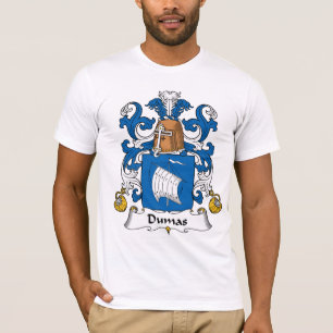 Dumas familjvapensköld tee shirt