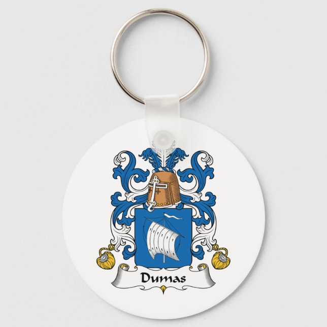 Dumas Family Crest Nyckelring (Framsida)