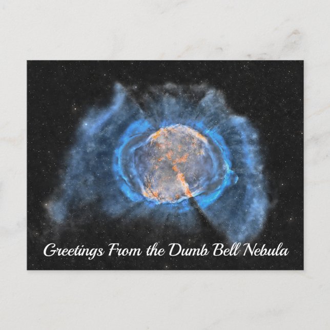 Dumb Bell Nebula vykort (Framsida)