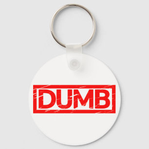 Dumb Frimärke Nyckelring
