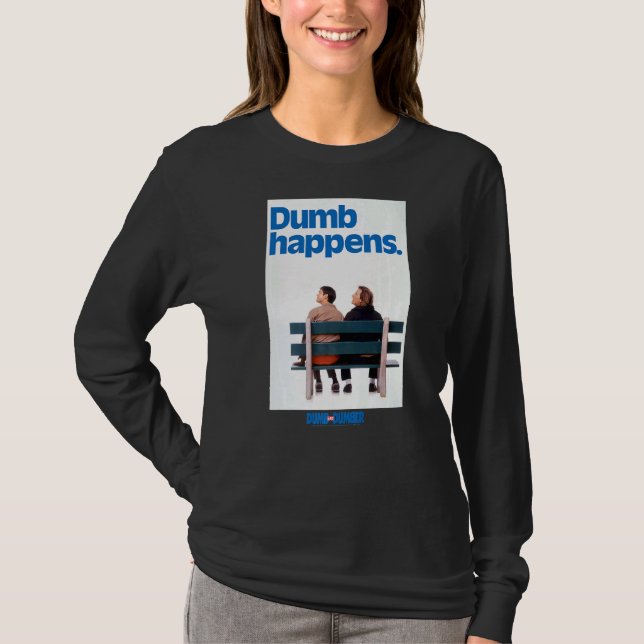 Dumb och duman förekommer t shirt (Framsida)