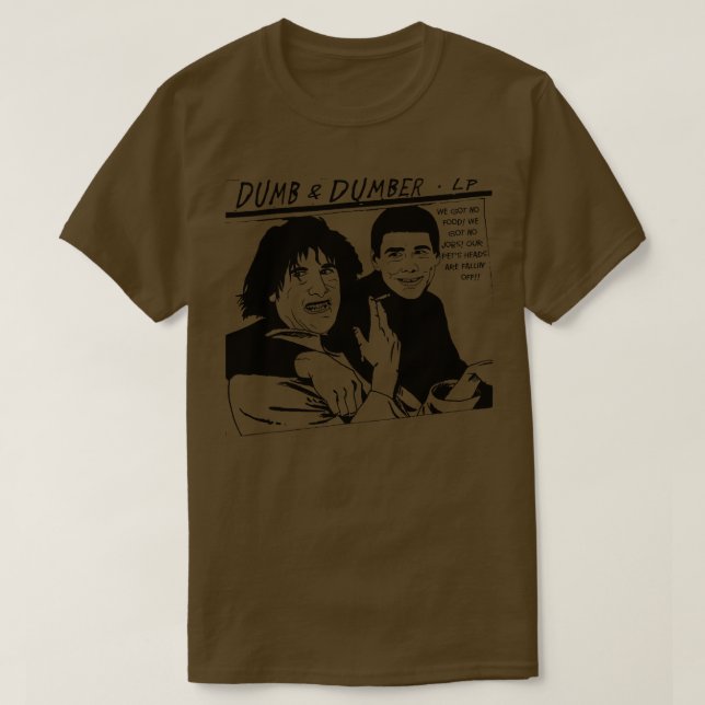 Dumb och Dumber Goo Parody T Shirt (Design framsida)