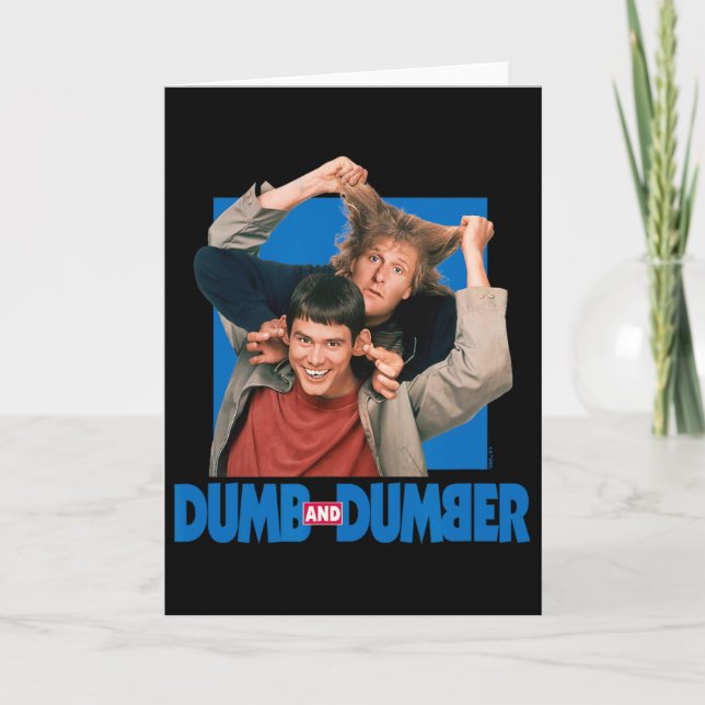 Dumb och Dumber - Lloyd jul och Harry Dunne Kort (Framsida)