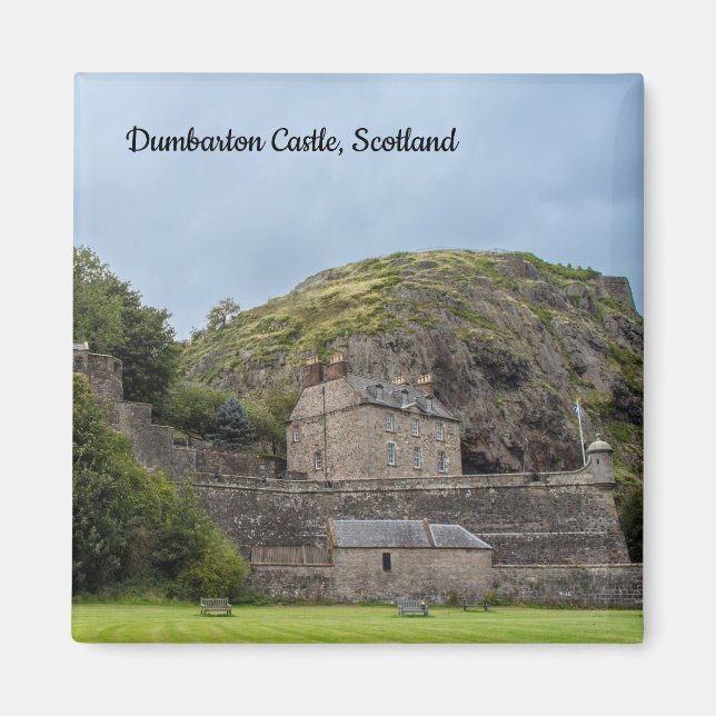 Dumbarton slott, Skottland Magnet (Framsidan)