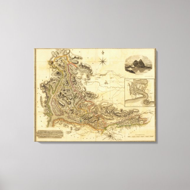 Dumbartonshire Canvastryck (Framsida)