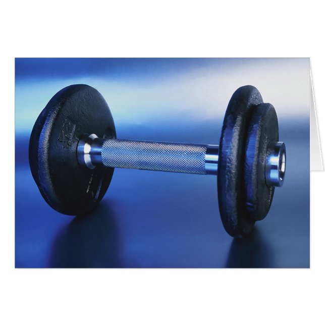 Dumbbell Hälsningskort (Framsidan Horizontal)