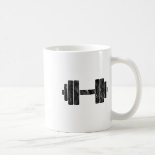 Dumbbell Minimalism - Viktlyftning Och Kroppsbygga Kaffemugg
