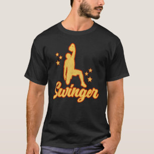 Dumbbell-muskler tonar idrottsmannens bicep-arbete t shirt