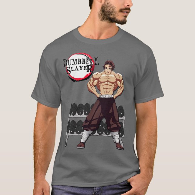 Dumbbell Slayer friend T Shirt (Framsida)