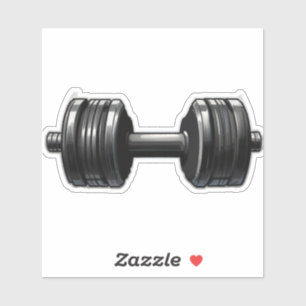 Dumbbell Stickers for Gym Enthusiast Klistermärken