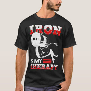 Dumbbell Traning Järn Stemming Muscle Byggnad Wei T Shirt