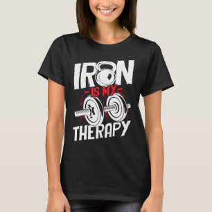 Dumbbell Traning Järn Stemming Muscle Byggnad Wei T Shirt