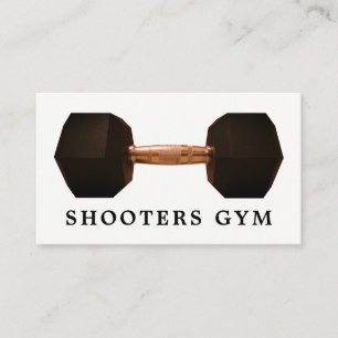 Dumbbell Weight, Personal Trainer, Gym Instructor Visitkort