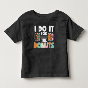 Dumbbell Weightlift Donut Dessert Gym Workout T Shirt