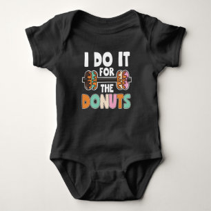 Dumbbell Weightlift Donut Dessert Gym Workout T Shirt