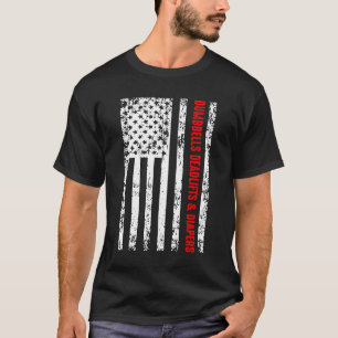 Dumbbellers deadlifts- och tidskriftsfack t shirt